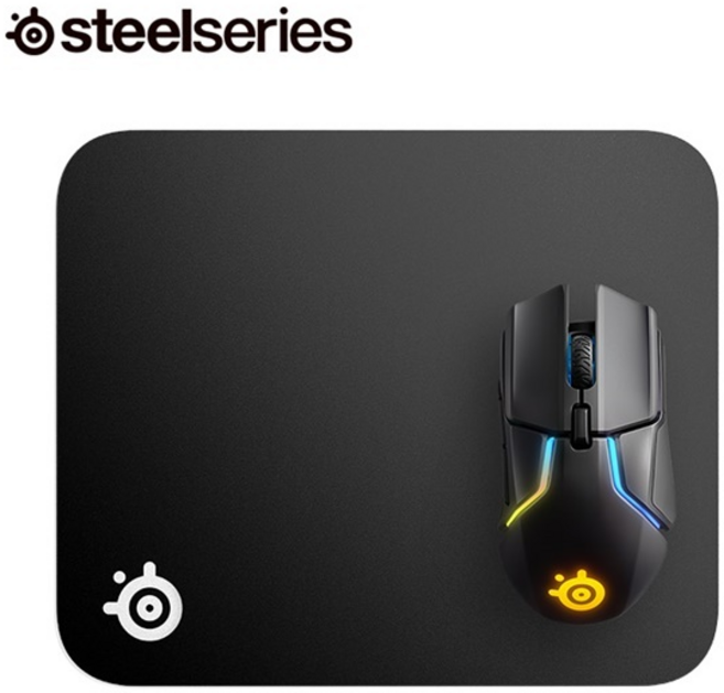 스틸시리즈 Qck mini 게이밍 마우스 패드, (BLACK) 블랙, 1개