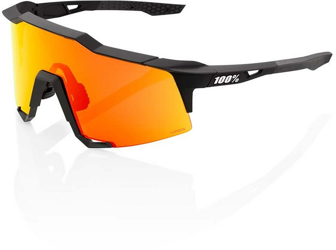 100% 스피드크래프트 롱 소프트택트 블랙 하이퍼 레드 멀티레이어 미러 렌즈