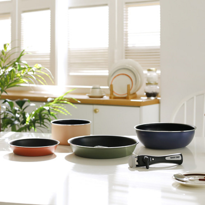 매직쉐프 탈착식 핸들 IH셀마 코팅팬 냄비, 상세페이지 참조, 상세페이지 참조