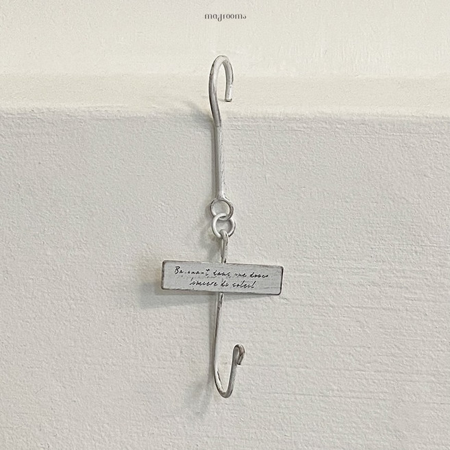 빈티지 S자고리 다용도 후크 훅 걸이 벽걸이 소품 행잉, 4개, 화이트