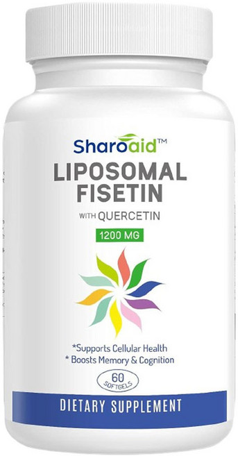 샤로에이드 리포조말 피세틴 퀘르세틴 1200mg, 1개, 60정