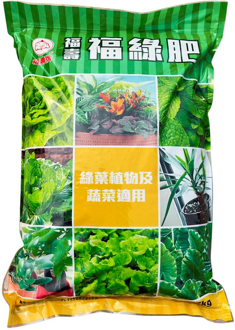 福綠肥 蔬菜植物及盆栽適用, 5kg, 1個