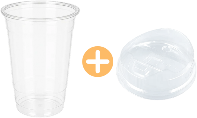 490ml 플라스틱컵 아이스컵 16온스 92파이 아이스컵 머그롱개폐리드 세트 1000개, 1세트, 1000개입