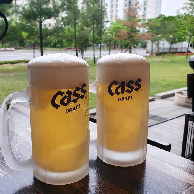 [B급] 테라 생맥주잔 냉동 아이스컵 500cc 카스 전용잔, 1개