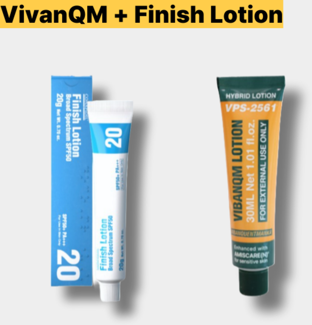 파데프리 세트 비반콴트망카 파이토신 V2 로션 & 피니쉬로션 피부톤 보정 재생크림 혼합자차 선로션 데미지피부, 1개, 50ml