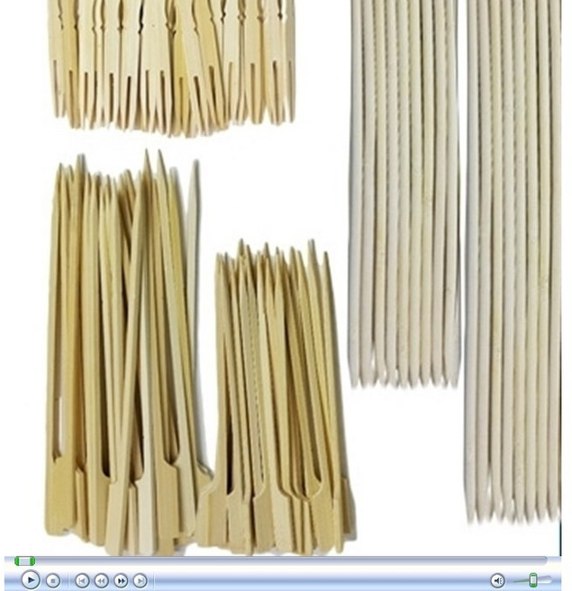 대나무 산적 오뎅 어묵 핫바 떡 꼬지 포크 모음 꽂이 대량