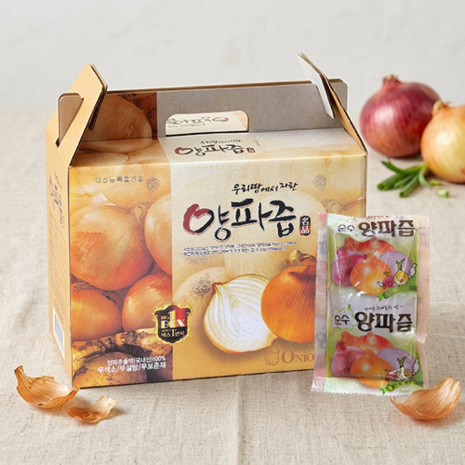 지리산 껍질채 달인 순수 양파즙, 100ml, 50개