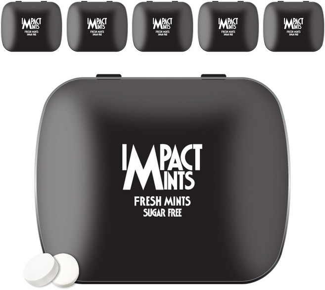 임팩트 민트 캔디 프레쉬 민트 독일 무설탕 금연 사탕, 14g, 6개