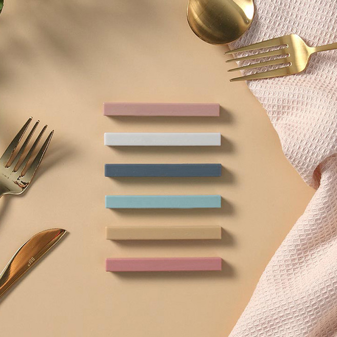 아브 실리콘 수저받침 7color 택1p, 피치, 1개