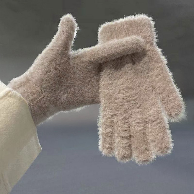 부드러운 밍크 소프트 장갑 방한 털장갑