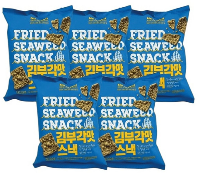 노브랜드 김부각맛 스낵 110g 5개 고소한 노브랜드 김부각맛 스낵 110g 5개