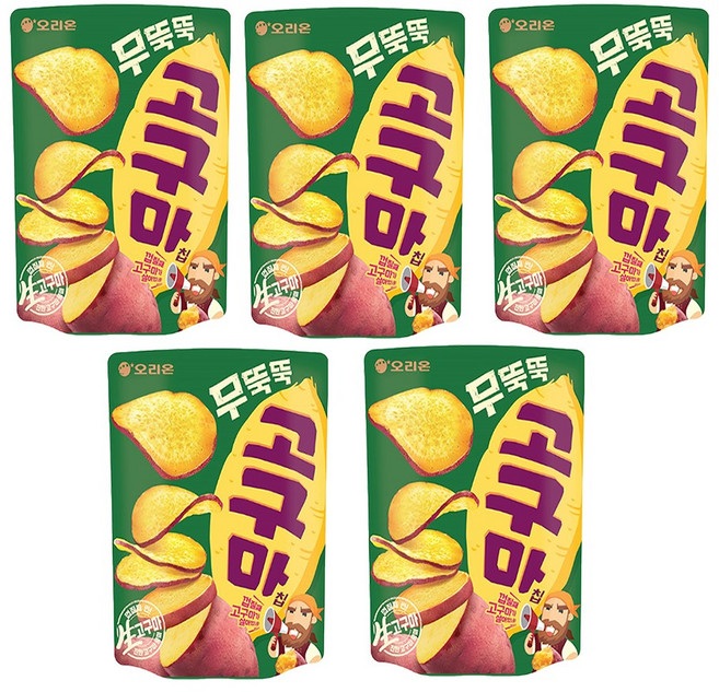 오리온 무뚝뚝 고구마칩 96g, 5개
