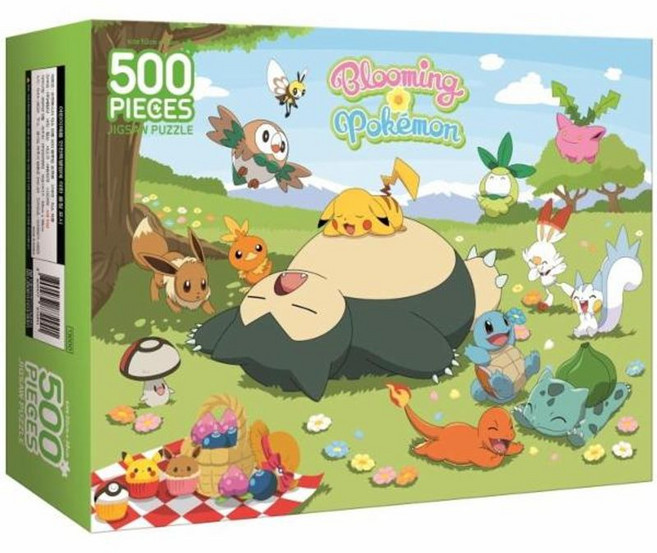 포켓몬스터 직소퍼즐 500조각 - 블루밍 포켓몬, 예림당, 8809477872941