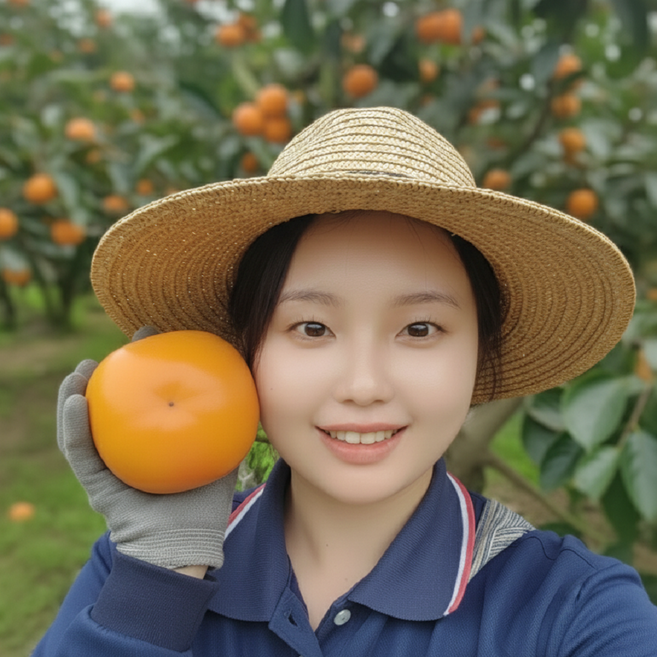 8위 - [품질보장 진짜농부] 15Brix 초고당도 단감 진영단감, 1박스, 10kg 예쁜가정용 45-60개
