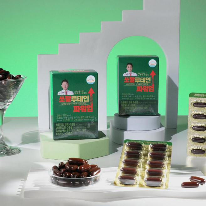 남재현원장의 쏘팔루테인 파워업 한알로 중년남성 건강케어, 1개, 60정