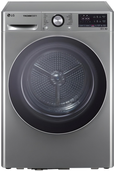 LG전자 듀얼 인버터 히트펌프 트롬 건조기 10kg 방문설치, 모던 스테인리스, RH10VTA