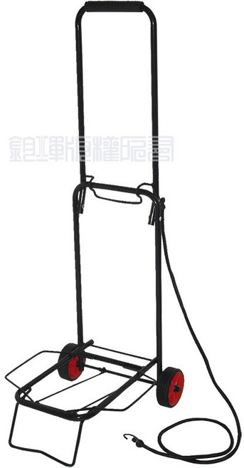 攜帶折疊式手拉車(附伸縮綁繩) - 輕便鋼管行李搬運車 電動噴霧器配件 D0014, 1個