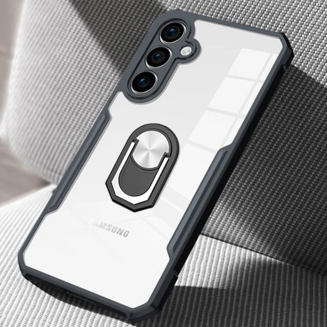 갤럭시점프4 M36 5G M366 메탈 링홀더 마그네틱 투명 범퍼 핸드폰 케이스