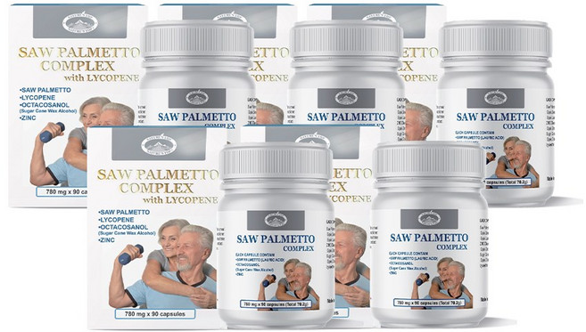 네이쳐스탑 쏘팔메토 컴플렉스 로르산 115mg 아연 옥타코사놀 함유, 5개, 90정