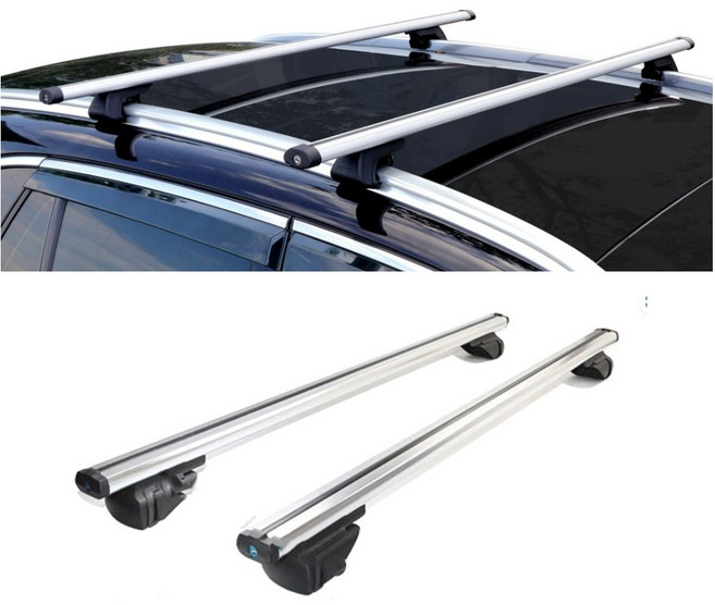 차량용 가로바 루프랙 2개 1세트 SUV 승용차 자동차 캐리어 120cm 135cm, 혼합, 일체형