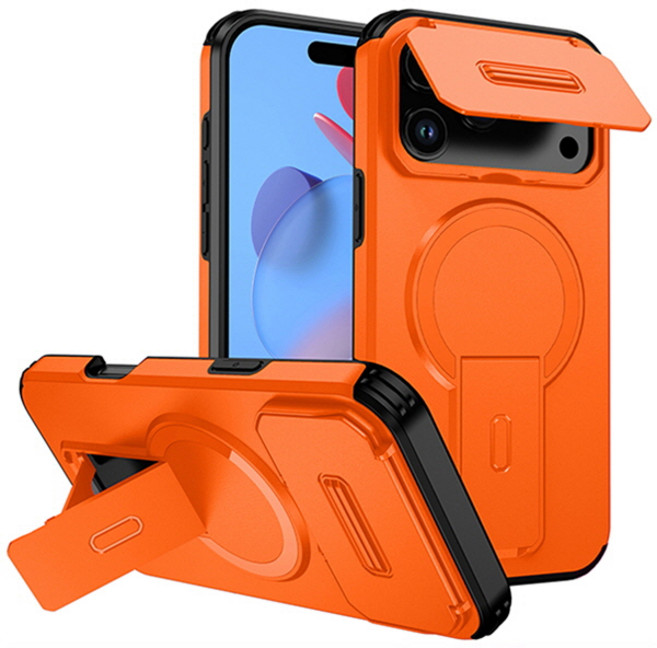 아이폰17 17에어 17프로 17프로맥스 17e 맥세이프 아머 슬라이드 카메라보호 킥스탠드 범퍼 핸드폰 케이스