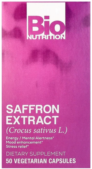 Bio Nutrition Saffron Extract 바이오 뉴트리션 사프란 추출물 88.5mg 50정, 1개 - 쿠팡