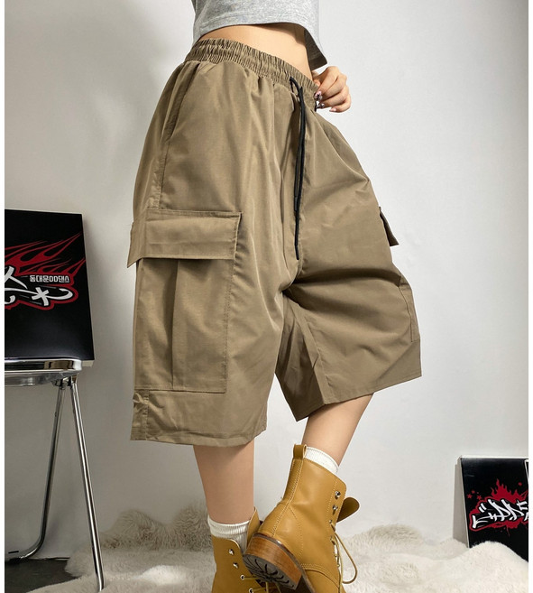 [주식디디댄스] 4컬러 카고 마피아 버뮤다 팬츠 바시락 반바지 데일리 댄스복 공연복 무대복 힙합의상 축제의상