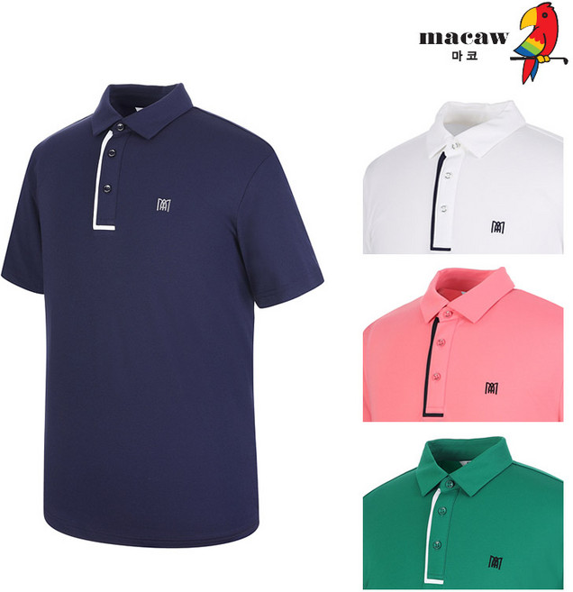 (남성)심플포인트카라반팔티셔츠_MOM2TS91