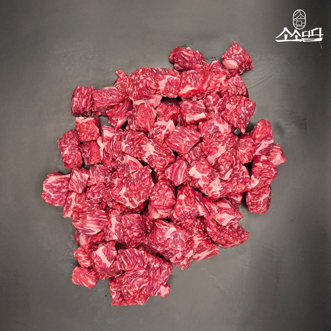 [소소담담] 1++ 한우 소고기 국거리 세절 양지, 250g, 4개