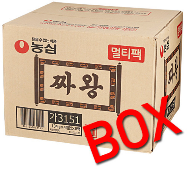 박스/농심짜왕(134gx4)x8