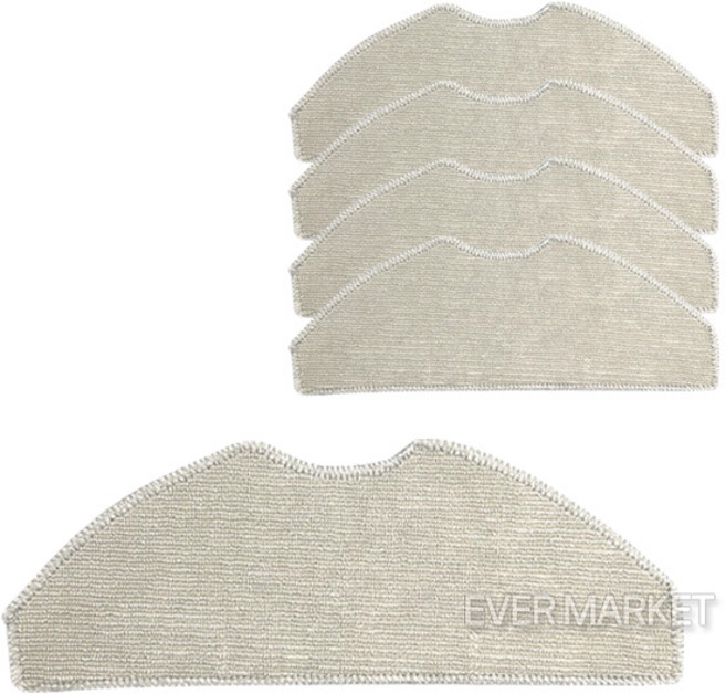 에버마켓 로봇청소기 물걸레 패드 LG 코드제로 R5 로봇청소기 R-585HK R-585WK1 R580WK 호환, 5개, 물걸레패드