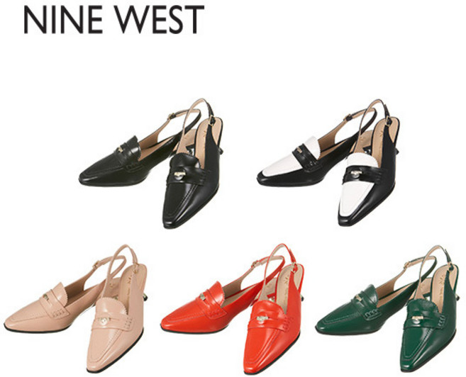 [나인웨스트] 9x9 링클 페니 슬링백