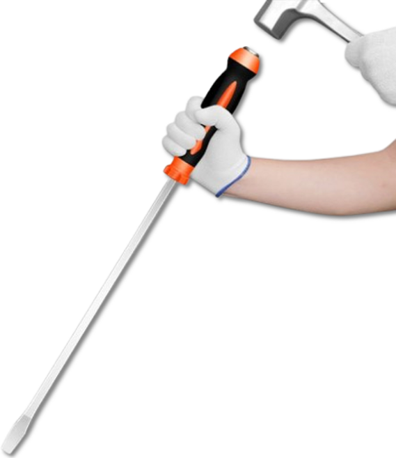 디와이툴즈 다용도 대형 일자 드라이버 670mm, 1개