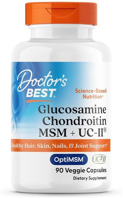 닥터스베스트 글루코사민 콘드로이친 MSM UC-II OptiMSM 90 베지캡슐, 1개