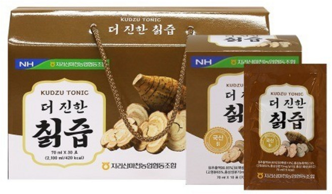 마천농협 더 진한 칡즙 70ml x 30포 캐리어타입, 1개, 1ml