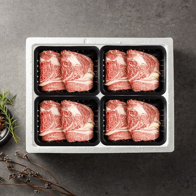 [안동한우][냉장] 한우등심선물세트 3호 3.2kg [등심 3.2kg / 1++(9)등급], 1