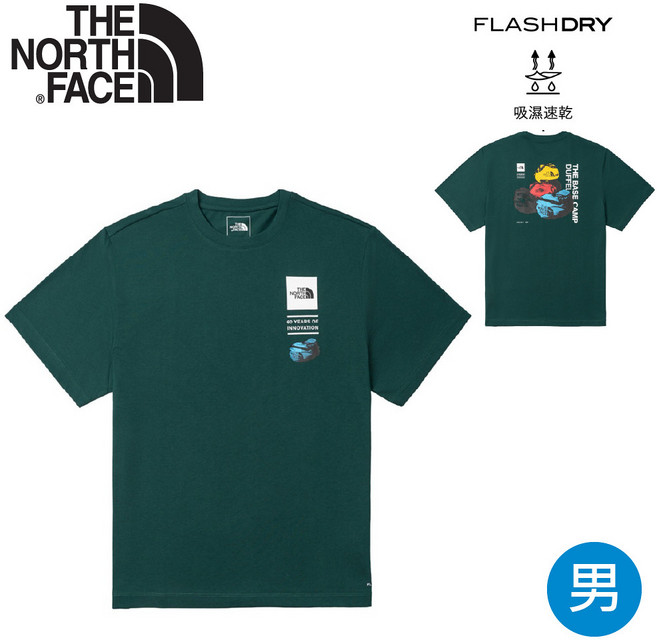The North Face 男款 60週年系列排汗快乾圓領短T