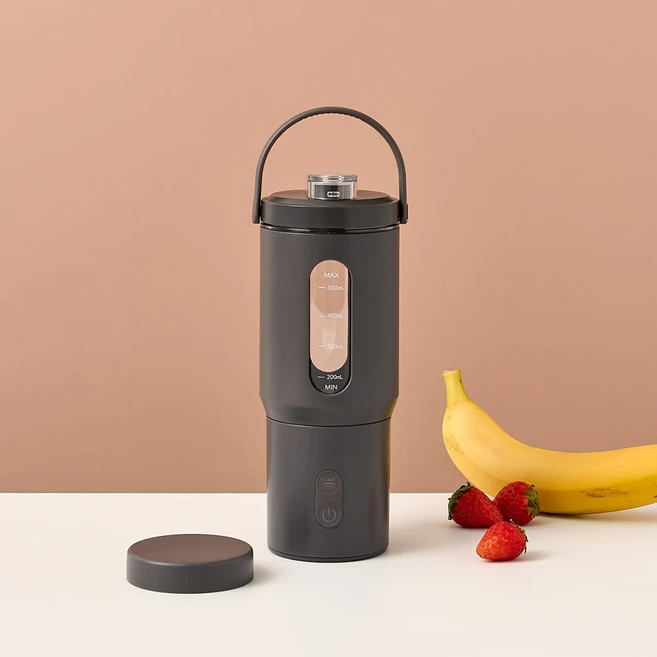 모던하우스 휴대용 무선 텀블렌더 500ml 그레이-LT0226006 - 쿠팡