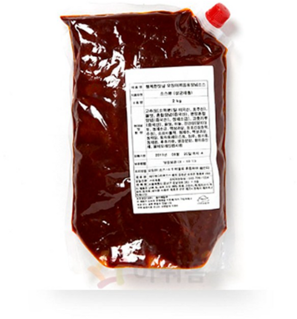 [먹깨비네] 아워홈 오징어볶음용 양념소스 2kg, 1개