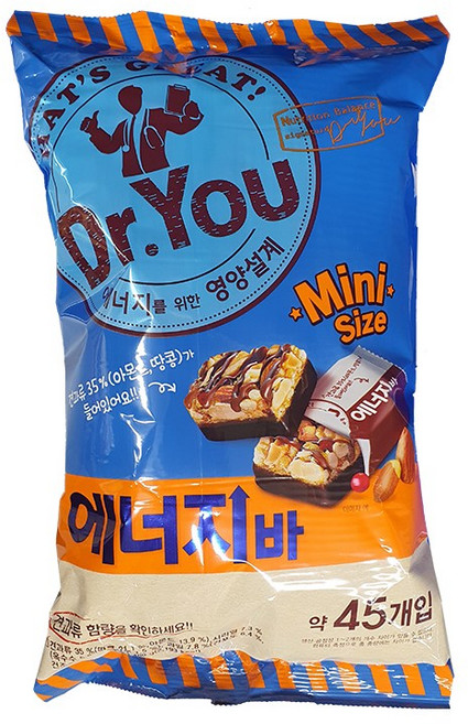 오리온 닥터유 에너지바 미니, 460g, 1세트