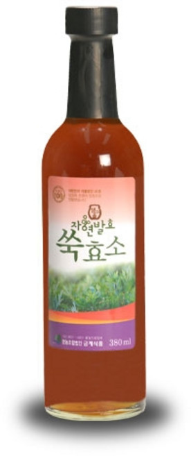 식품명인 41호 샘고을 자연발효 쑥효소 380ml, 1개
