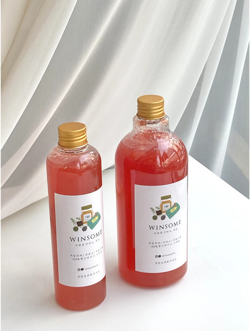 과일청 답례품 단체선물 수제 착즙자몽청, 포장안함, 300g, 1개