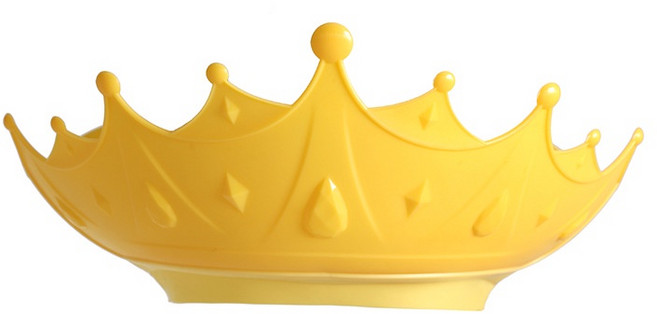 加利寶貝 皇冠洗頭帽, 黃色, 1個