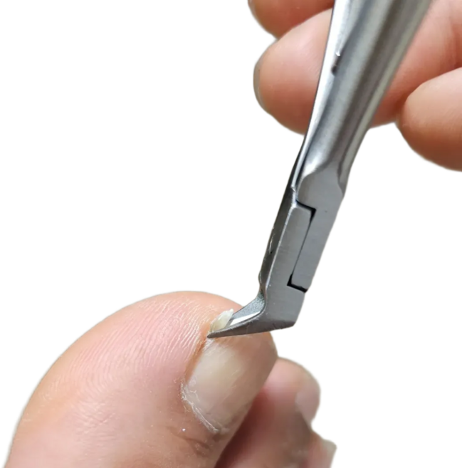 트루행센 내성 발톱 깍이 큐티클 제거, 1개, 실버