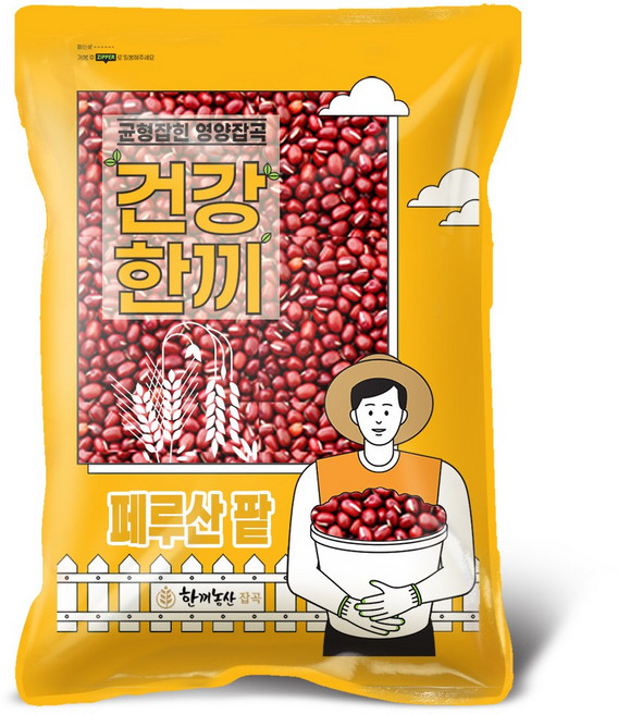 한끼농산 페루산 팥 2kg 적두 동지팥죽 팥빙수, 1개