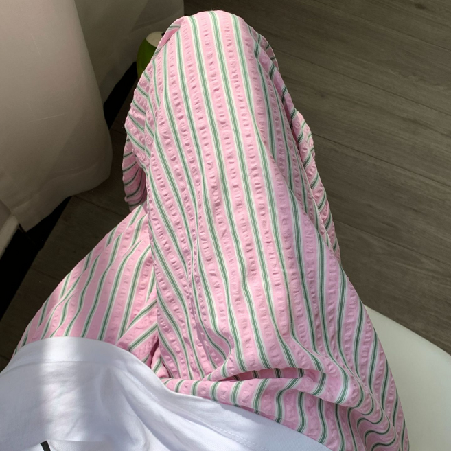 남여공용 스트라이프 여름 잠옷바지 파자마 홈웨어