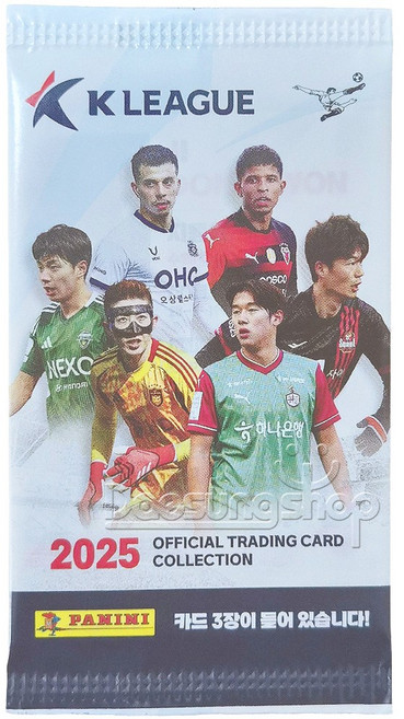 파니니 K리그 2025 기본팩 랜덤 1팩(카드3장) / 2025 축구카드 14세 이상용, 1개