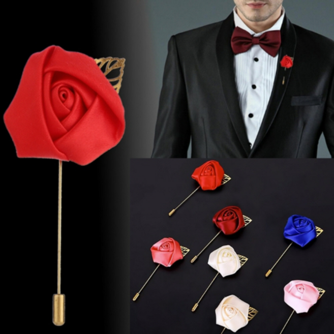 장미 정장 한복 꽃 브로치 셔츠 니트 가디건 코디 옷핀