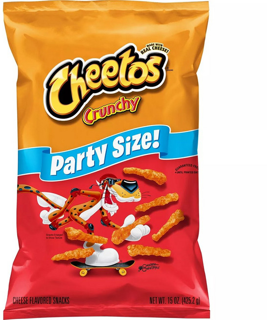 치토스 크런치 오리지널 대용량 Cheetos Crunchy Cheese Party size, 1개, 425.2g