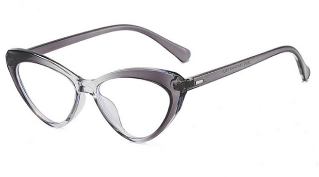 반뿔테안경 반테안경 레트로 여자 안경테 캣츠아이 U